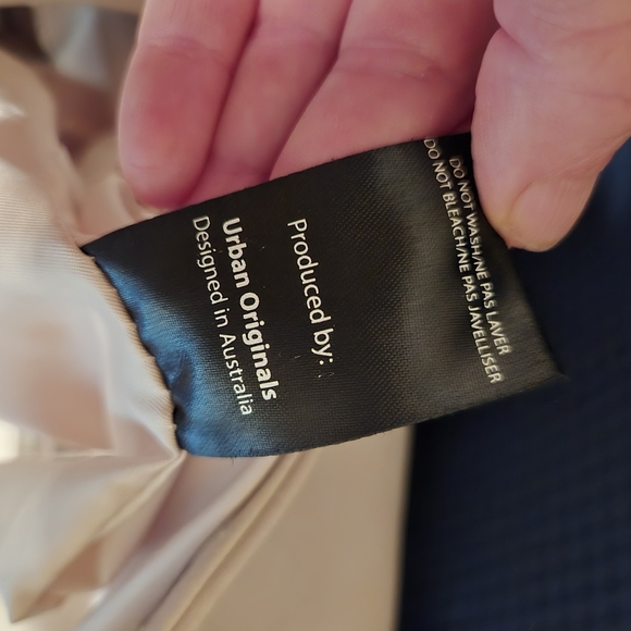 Anthropologie Lrg Shoulder Bag Woven Straw Pocket Vegan Leather Cream Slouchy - Picture 8 of 15